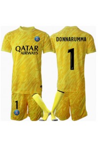 Paris Saint-Germain Gianluigi Donnarumma #1 Keeper Babyklær Tredje Fotballdrakt til barn 2024-25 Korte ermer (+ Korte bukser)